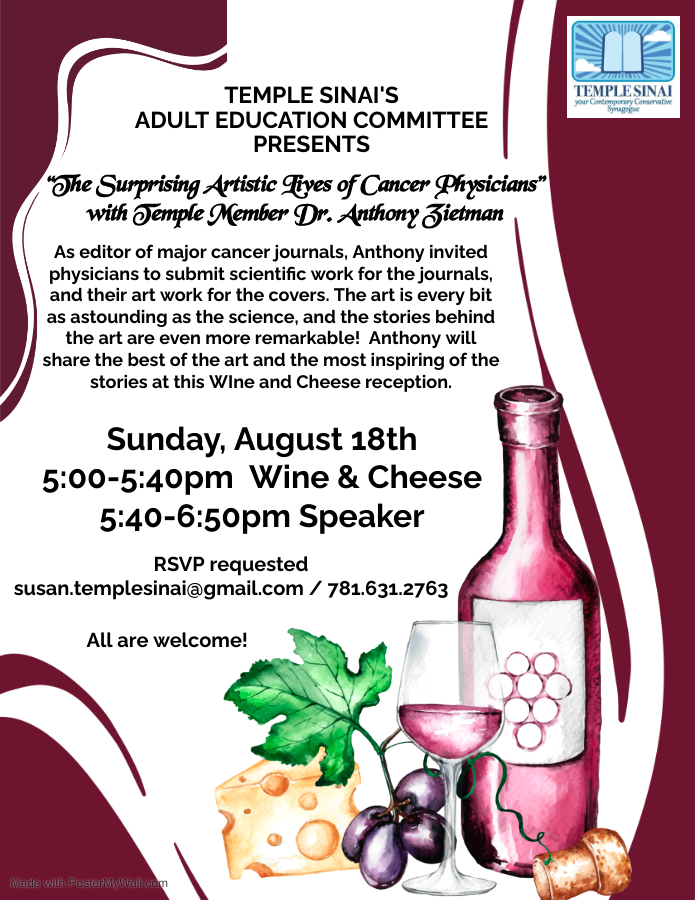 Wine and Cheese reception with speaker